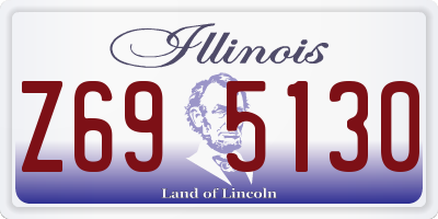 IL license plate Z695130