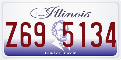IL license plate Z695134