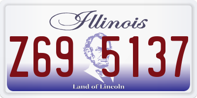 IL license plate Z695137