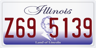 IL license plate Z695139