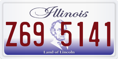 IL license plate Z695141