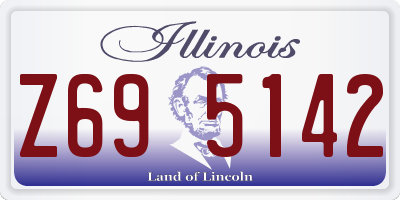 IL license plate Z695142