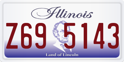 IL license plate Z695143