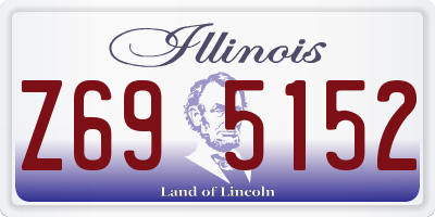 IL license plate Z695152