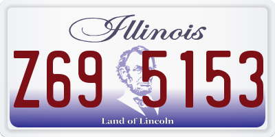IL license plate Z695153