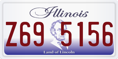 IL license plate Z695156