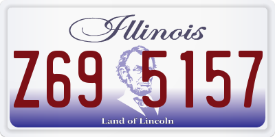 IL license plate Z695157