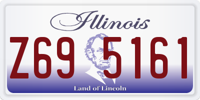 IL license plate Z695161