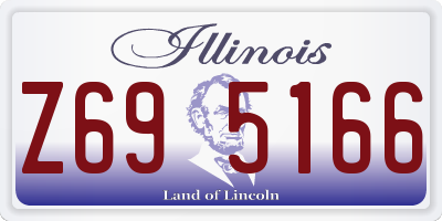 IL license plate Z695166