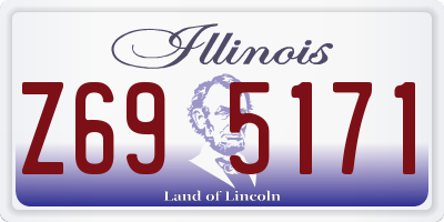 IL license plate Z695171