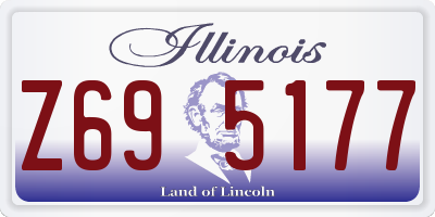 IL license plate Z695177