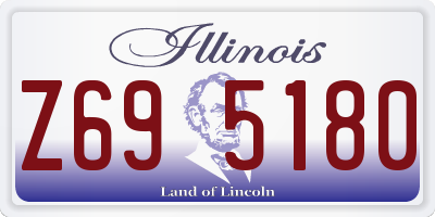 IL license plate Z695180