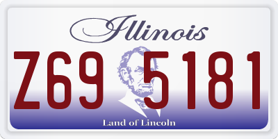 IL license plate Z695181