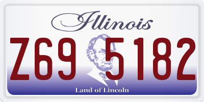 IL license plate Z695182