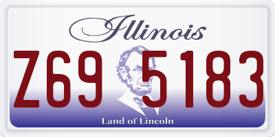 IL license plate Z695183