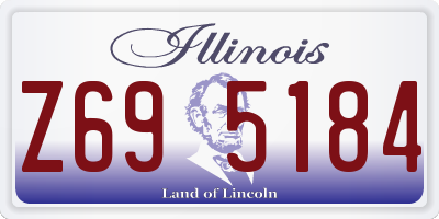 IL license plate Z695184