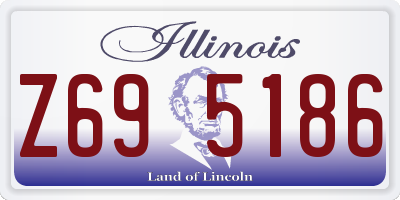 IL license plate Z695186