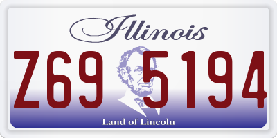 IL license plate Z695194