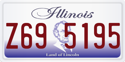 IL license plate Z695195