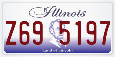 IL license plate Z695197