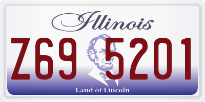 IL license plate Z695201