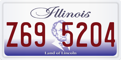 IL license plate Z695204