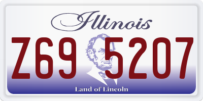 IL license plate Z695207