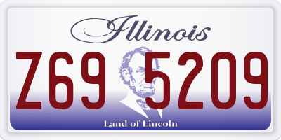 IL license plate Z695209