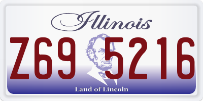 IL license plate Z695216