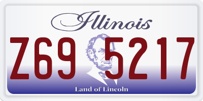 IL license plate Z695217