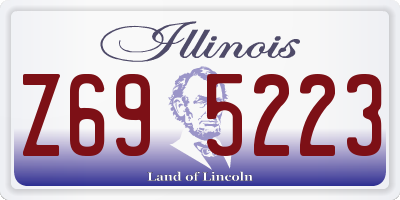 IL license plate Z695223