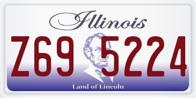 IL license plate Z695224