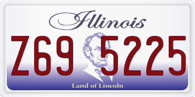 IL license plate Z695225