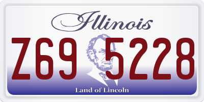 IL license plate Z695228