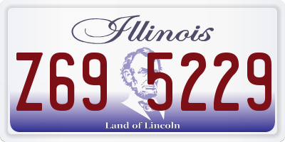IL license plate Z695229
