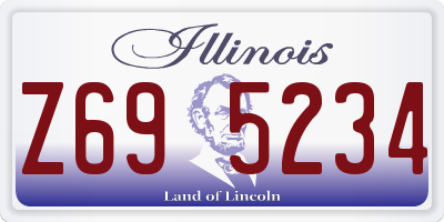 IL license plate Z695234