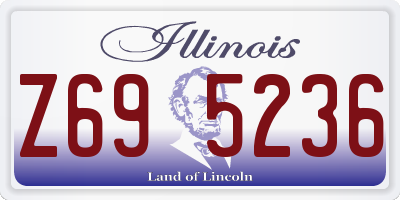 IL license plate Z695236