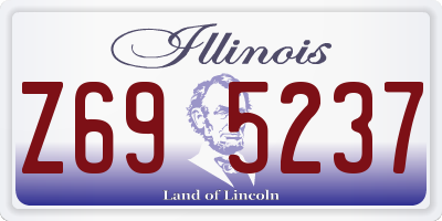 IL license plate Z695237