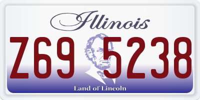 IL license plate Z695238