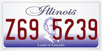 IL license plate Z695239