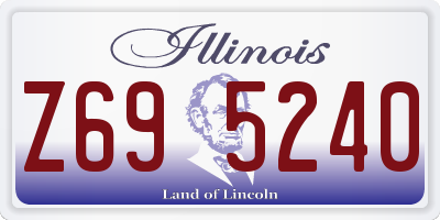 IL license plate Z695240