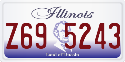 IL license plate Z695243
