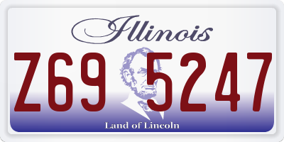 IL license plate Z695247