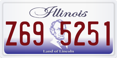 IL license plate Z695251