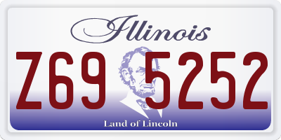 IL license plate Z695252