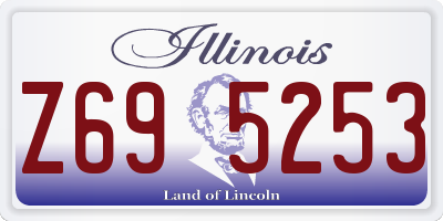 IL license plate Z695253
