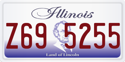 IL license plate Z695255