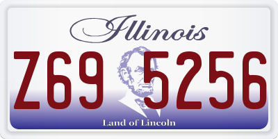 IL license plate Z695256