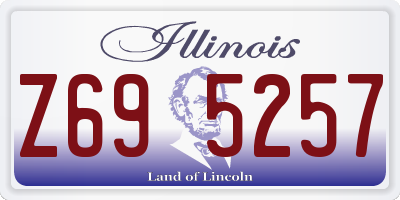 IL license plate Z695257