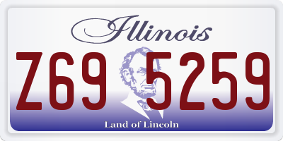 IL license plate Z695259